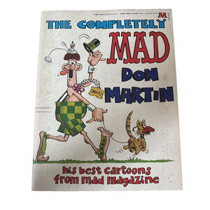 The Completely Mad, Don Martin Book, Cartoons First Printing 1974 Paperback-Good